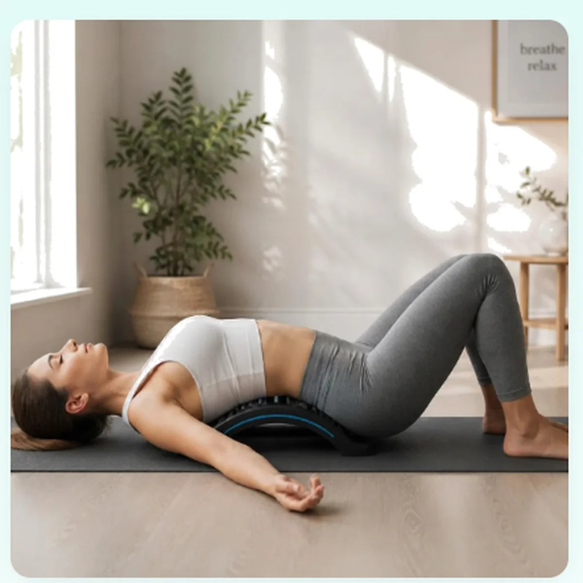 GerincRelax™ – Ergonomikus Gerinc- és Hátnyújtó Pad